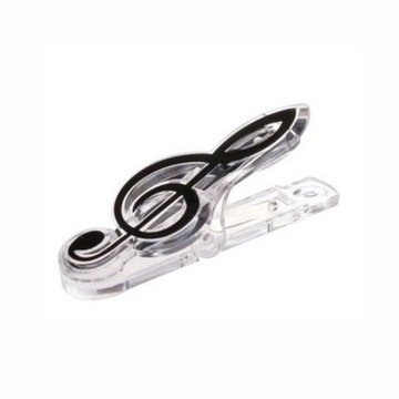 Kera-Audio CLIP ПРИМЕЧАНИЕ зеленая Музыкальная скрепка