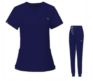 KOMPLET MEDYCZNY KOSZULKA SPODNIE UNIFORM DAMSKI