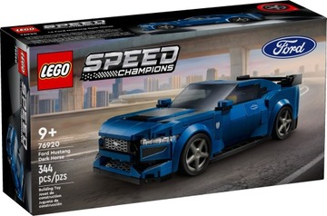 LEGO 76920 Модель автомобиля FORD MUSTANG DARK HORSE + подарочная сумка