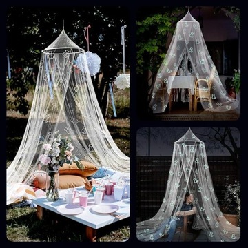 ПОДВЕСНАЯ КАБЕЛЬНАЯ КРОВАТЬ TIPI НАД КРОВАТЬЮ ШТОРА СВЕТИТСЯ В ТЕМНОТЕ