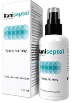 RANISEPTOL SPRAY NA RANY 125 ml ODLEŻYNY