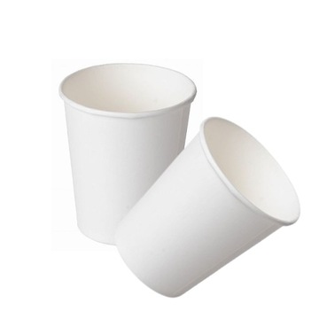 Kubki papierowe Eco białe 250 ml fi 80 50 szt