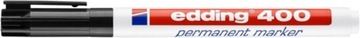Перманентный маркер Edding 400, круглый, 1 мм, черный