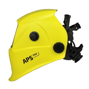 АВТОМАТИЧЕСКАЯ СВАРОЧНАЯ КАСКА APS-510G YELLOW MAT PRO TRUE COLOR IDEAL