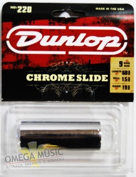 Слайд Jim DUNLOP 220 - CHROME SLIDE для гитары