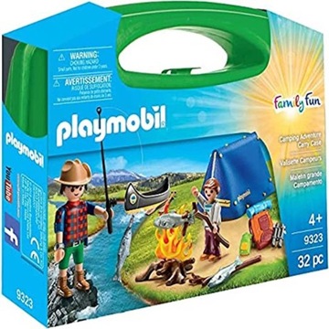 PLAYMOBIL 9323 Wyprawa Pod Namiot Ognisko Łowienie