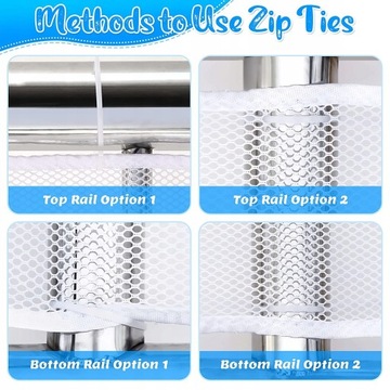 ЗАЩИТНАЯ СЕТКА ДЛЯ БАЛЛЮСТРАЦИИ ЛЕСТНИЦЫ 300x78 КОМПЛЕКТ