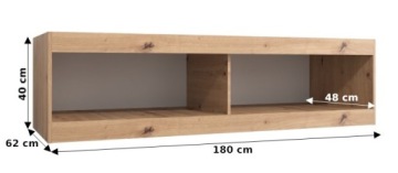 Удлинение 180 см для шкафа с раздвижными дверями