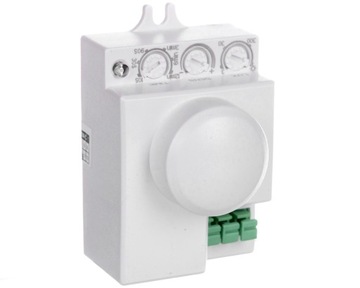 Микроволновой датчик движения, мини, 360/180 градусов. IP20, 1200 Вт