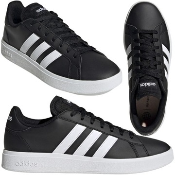 BUTY MĘSKIE ADIDAS SPORTOWE GRAND COURT LEKKIE TRAMPKI R 44 2/3