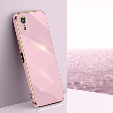 ГЛАМУРНЫЙ ЧЕХОЛ ДЛЯ IPHONE XR СИЛИКОНОВЫЙ ЧЕХОЛ + СТЕКЛО