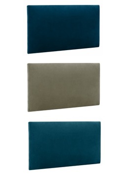 светлая стеновая панель с мягкой обивкой 60х30 см