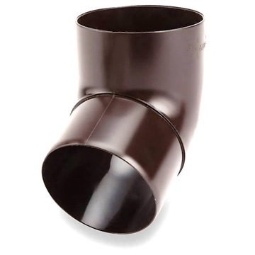 Kolano 67° Galeco PVC 100mm Brąz czekoladowy Ral8017