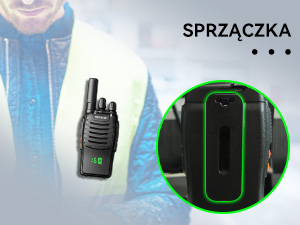 Retevis H777H Walkie Talkie, PMR446 krótkofalówki, 3KM, 16 kanałów, VOX,LED