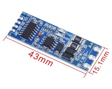 Модуль преобразователя UART TTL в RS485