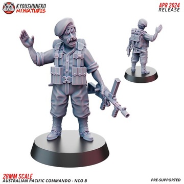 NCO B Australian Pacific Commando Kyoushuneko Mini