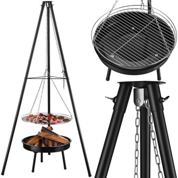 Palenisko Grill ogrodowy Widzący Trójnóg 2w1