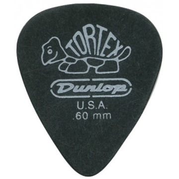 Dunlop Tortex Pitch Black 0,60mm. kostka gitarowa
