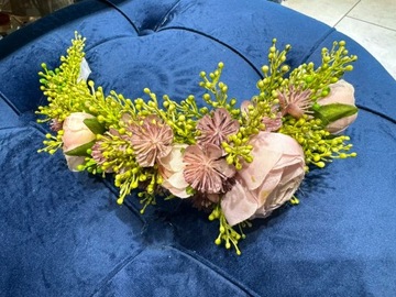 ПОЛУВЕНОК СВАДЕБНЫЙ ВЕНОК, ноготь невесты, ДЕКОРАТИВНОЕ ОБОРУДОВАНИЕ, ИСКУССТВЕННЫЕ ЦВЕТЫ