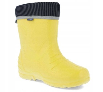 Kalosze Wiosenne dziecięce LekkieRaweks żółte r.30/31