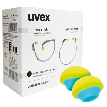 Końcówki wymienne do zatyczek uvex x-fold/x-band