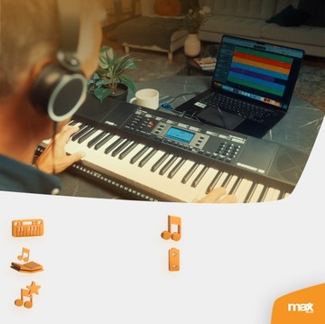 Клавиатура 61 клавиши батарея клавиатура Rhapsody61 Max для обучения