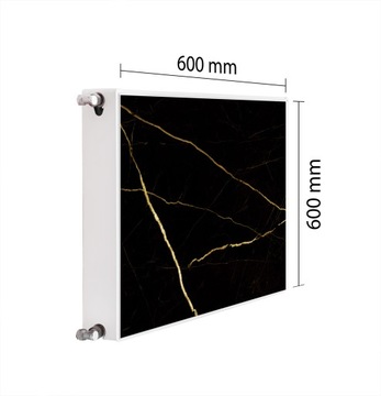 MAGNETYCZNA OSŁONA NA KALORYFER 60x60 MARMUR MATA MAGNES
