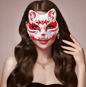 5 шт. пластиковая маска кошки для рисования своими руками