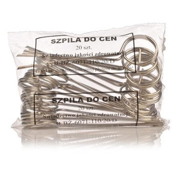 Szpilka do cen, etykiet cenowych 20 szt