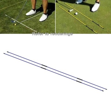 2 kijków do golfa Sprzęt do treningu golfowego