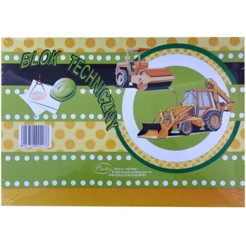 Технический блок А4 белый