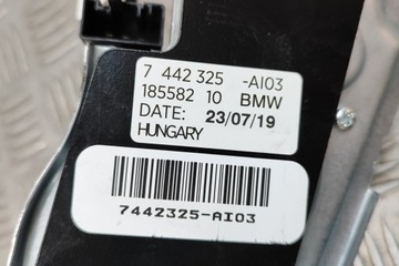 MOTOR STĚRAČE ZADNÍ KRYT BMW 2 ACTIVE TOURER F45 7442325 2019 270305