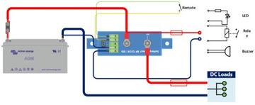 Защита аккумулятора Victron Energy 12/24В 220А