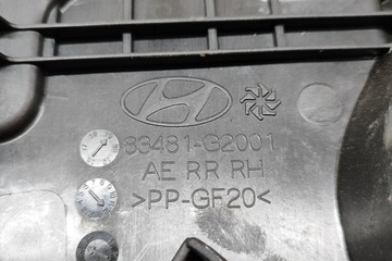 HYUNDAI IONIQ AE ZADNÍ PRAVÝ ZVEDÁK OKNO DVEŘE 83481-G2001 2019 2234216