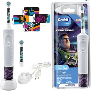 SZCZOTECZKA ELEKTRYCZNA DLA DZIECI ORAL-B VITALITY 100 KIDS LIGHTYEAR BUZZ