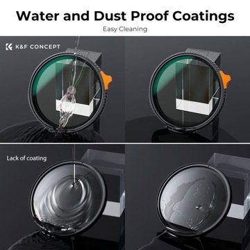 Фильтр 55 мм, серый регулируемый ND2-ND400 Nano X K&F Concept