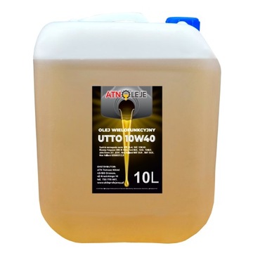 OLEJ Hydrauliczno Przekładniowy UTTO 10W40 10L Wielofunkcyjny