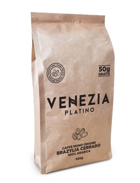 Kawa ziarnista Świeżo palona VENEZIA Platino 550g