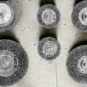 ПРОВОЛОЧНАЯ ЩЕТКА ДЛЯ ДРЕЛЬ, набор из 6 кистей