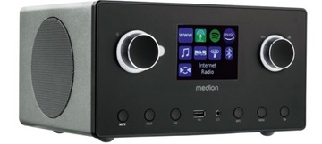 INTERNETOWE RADIO CYFROWE MD89295 DAB+ FM USB AUX STEREO 2 x 7,5W + 15W SUB
