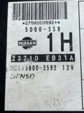 23710EB31A KOMPLET ZAPALOVACÍ 2.5 DCI 4WD 128 2006 NISSAN NP300 NAVARA (D40)