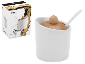 Сахарница С ЛОЖКОЙ И КРЫШКОЙ, ЧЕРНЫЙ САХАРНИК