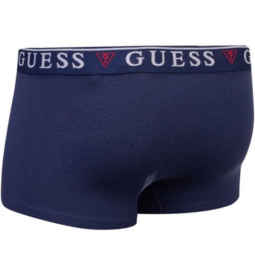 GUESS BOKSERKI MĘSKIE MAJTKI BRIAN HERO BOXER TRUNK 3PK GRANATOWE r.XL