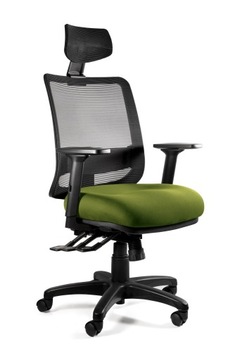 Krzesło SAGA PLUS Zielone Biurowe Ergonomiczne