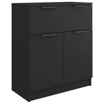 Komoda VidaXL kolekcja 60 x 30 x 70cm czarny naturalne