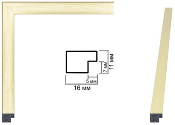 Каркас, рамка 9х13 - профиль WIK - 12 цветов 13х9 см