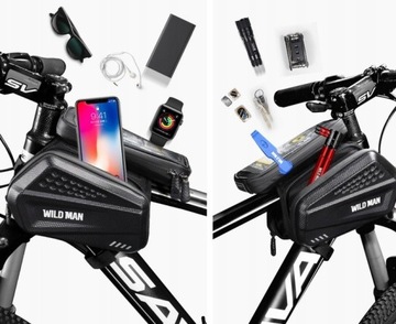TORBA ROWEROWA WODOODPORNA SAKWA ETUI NA TELEFON