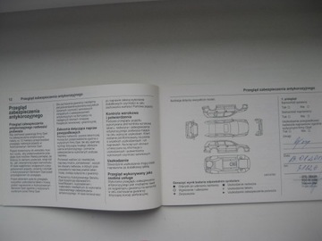Сервисная книжка OPEL 07/2013 PL Сервисная служба OPEL PL
