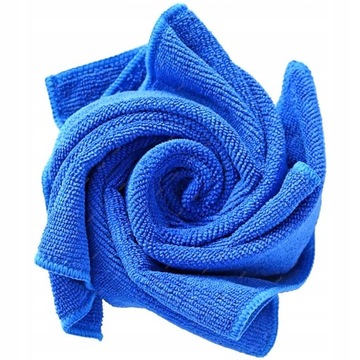 5X RĘCZNIK ŚCIERECZKA Z MIKROFIBRY DO MYCIA OSUSZANIA AUTA 300g 30cm BLUE