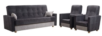 KANAPA SOFA TAPCZAN + FOTEL 2 fotele 3+1+1 zestaw